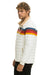 4 STRIPE JACKET - WHITE Men's Outerwear Aviator Nation 