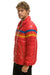 4 STRIPE TRAVELER JACKET - GLOSSY CHERRY Men's Outerwear Aviator Nation 