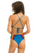 5 STRIPE HI-WAISTED BIKINI BOTTOMS - ANTIGUA Swim Aviator Nation 