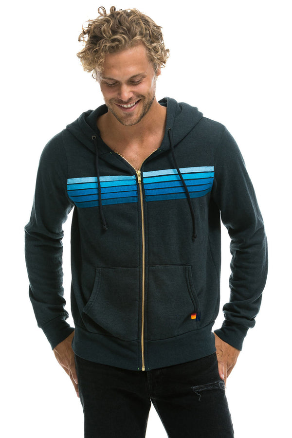 Aviator Nation Blue Cross on sale Stripe Hoodie