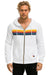 5 STRIPE HOODIE - WHITE Hoodie Aviator Nation 