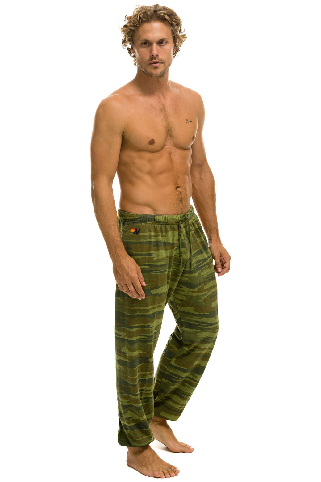 5 STRIPE SWEATPANTS - CAMO Mens Sweatpants Aviator Nation 