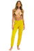 5 STRIPE SWEATPANTS - LEMON // YELLOW // PURPLE Women's Sweatpants Aviator Nation 