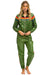 5 STRIPE - WINDBREAKER GARDEN GREEN GLOSSY Women's Outerwear Aviator Nation 