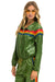 5 STRIPE - WINDBREAKER GARDEN GREEN GLOSSY Women's Outerwear Aviator Nation 