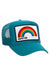 AUSTIN RAINBOW TRUCKER HAT HATS Aviator Nation OS JADE 