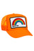 AUSTIN RAINBOW TRUCKER HAT HATS Aviator Nation OS NEON ORAGE 