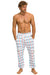 AVIATOR BOLT W/ BOLT EMBROIDERY SWEATPANTS - WHITE // USA Men's Sweatpants Aviator Nation 