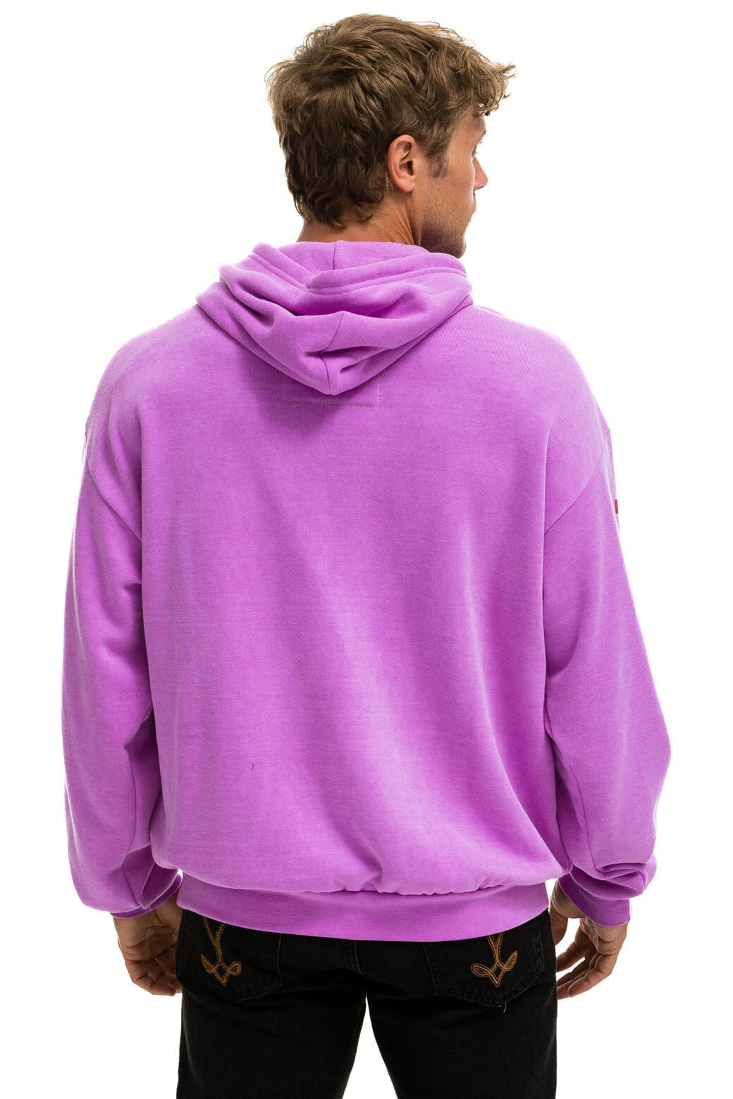Purple pullover hoodie on sale