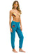 AVIATOR NATION AUSTIN SWEATPANTS - TEAL Women's Sweatpants Aviator Nation 