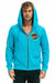 AVIATOR NATION BU ZIP HOODIE - NEON BLUE Hoodie Aviator Nation 