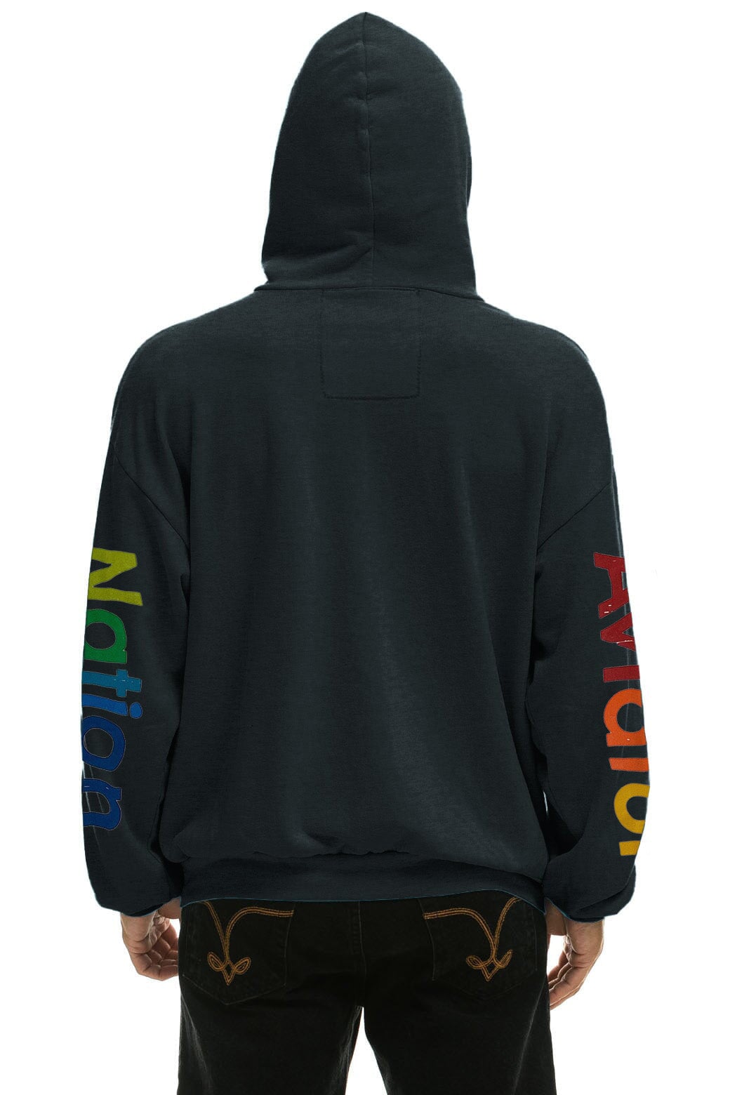 AVIATOR NATION HAIGHT ASHBURY RELAXED PULLOVER HOODIE - CHAROCAL Hoodie Aviator Nation 