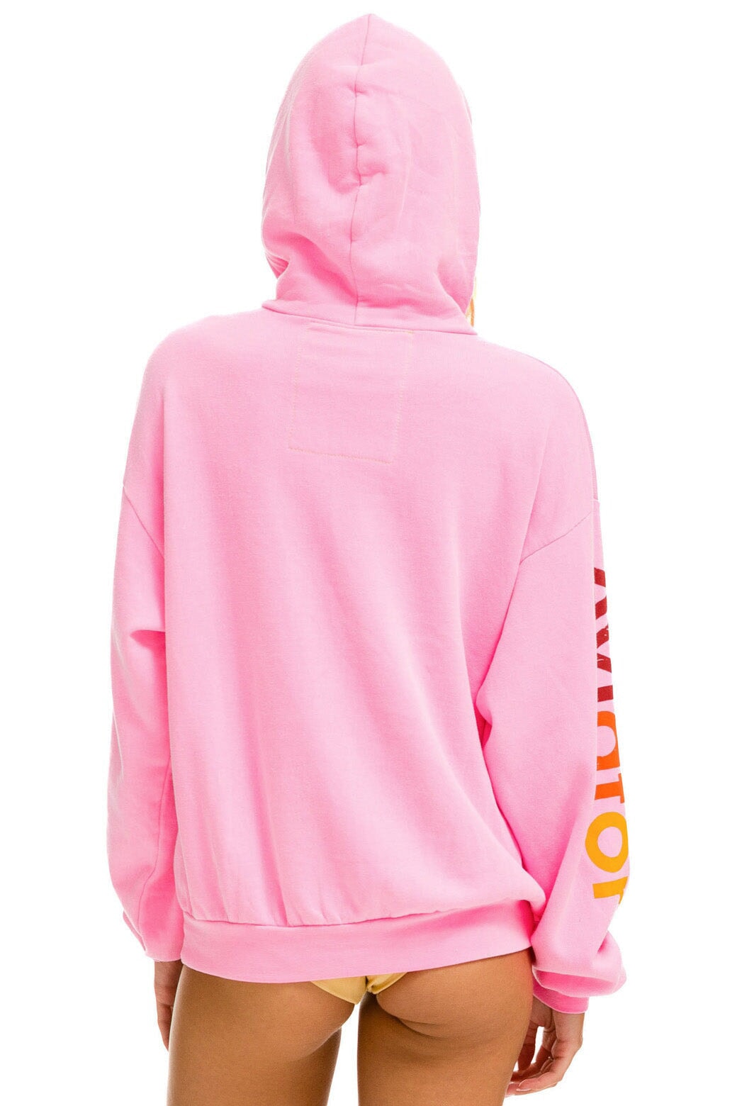 AVIATOR NATION HAIGHT ASHBURY RELAXED PULLOVER HOODIE - NEON PINK Hoodie Aviator Nation 