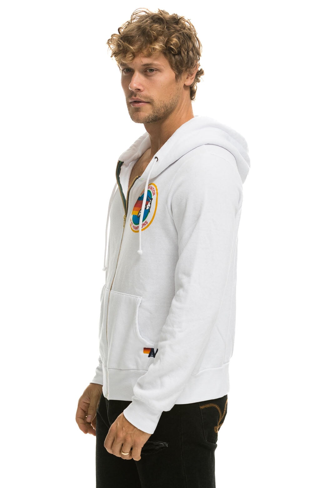 Aviator nation white hoodie sale