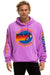 AVIATOR NATION HAMPTONS RELAXED PULLOVER HOODIE - NEON PURPLE Hoodie Aviator Nation 