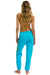 AVIATOR NATION HAMPTONS SWEATPANTS - NEON BLUE Women's Sweatpants Aviator Nation 