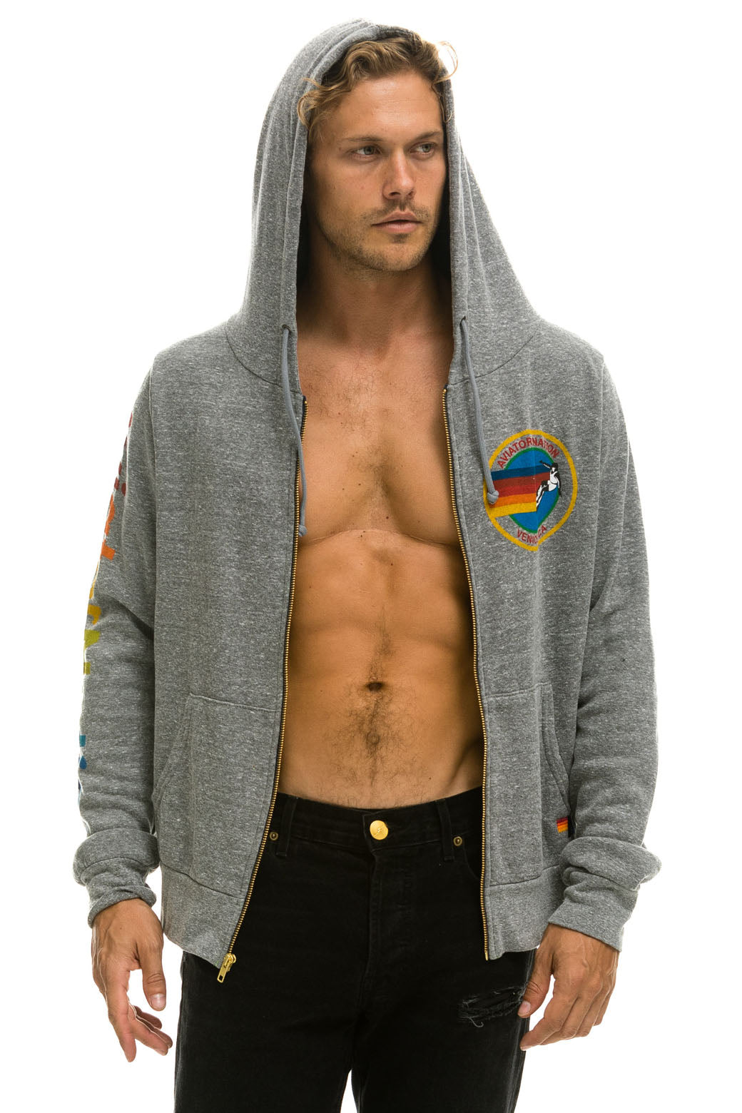 Aviator Nation Unisex Glider selling Zipper Hoodie.