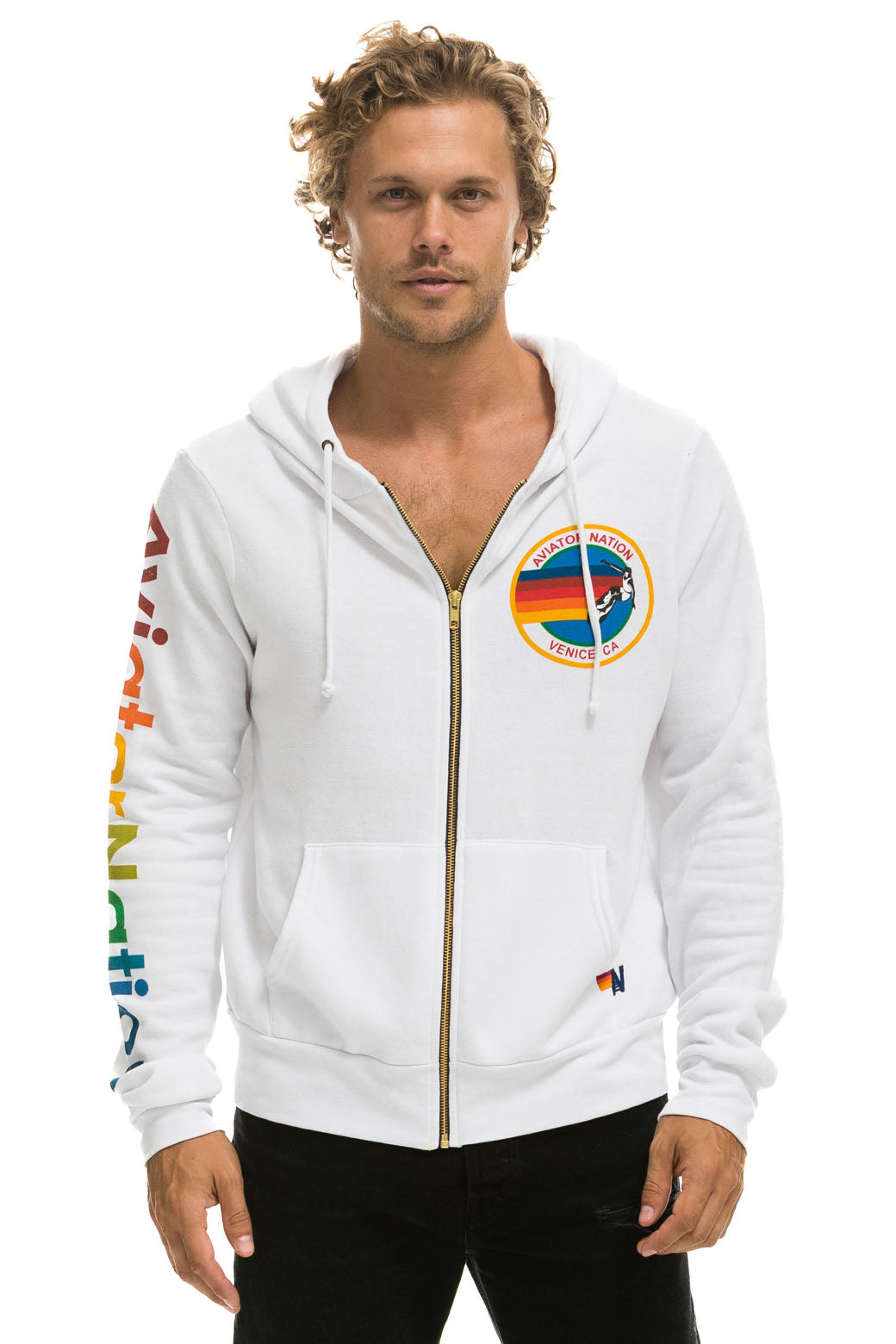 Aviator Nation hoodie unisex size top 8