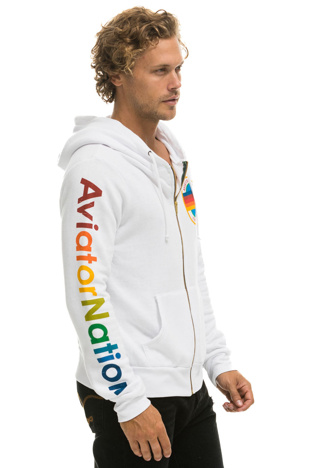 AVIATOR NATION HOODIE - WHITE Hoodie Aviator Nation 