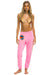 AVIATOR NATION LA JOLLA WOMENS SWEATPANTS - NEON PINK Women's Sweatpants Aviator Nation 