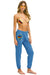 AVIATOR NATION MALIBU SWEATPANTS - COBALT Women's Sweatpants Aviator Nation 