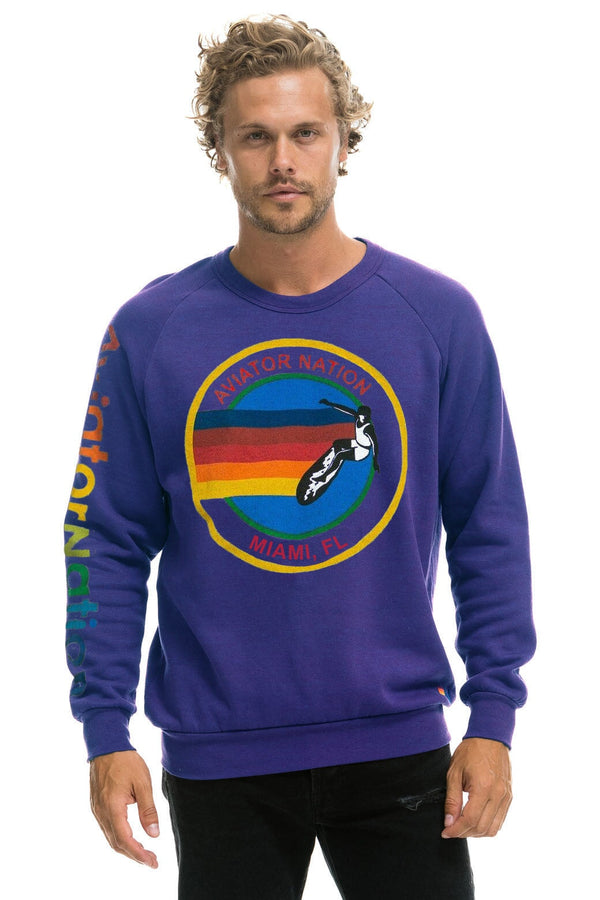 Aviator store Nation rainbow crew sweatshirt unisex