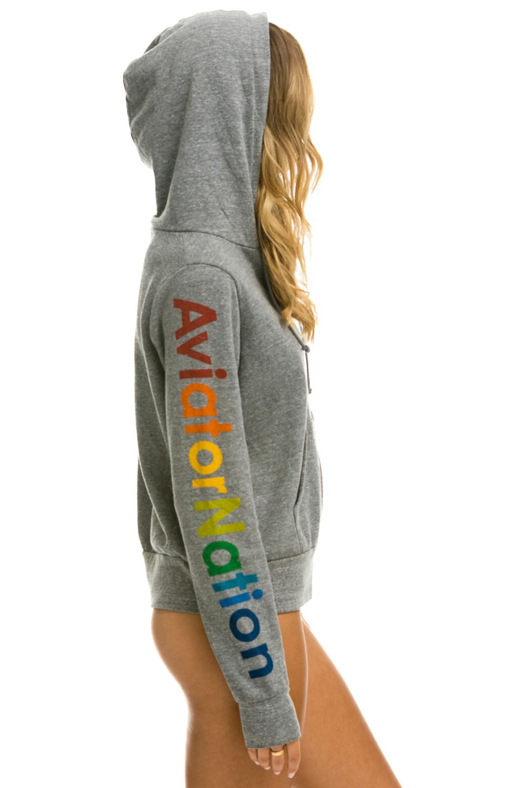 AVIATOR NATION MIAMI HOODIE - HEATHER GREY Hoodie Aviator Nation 