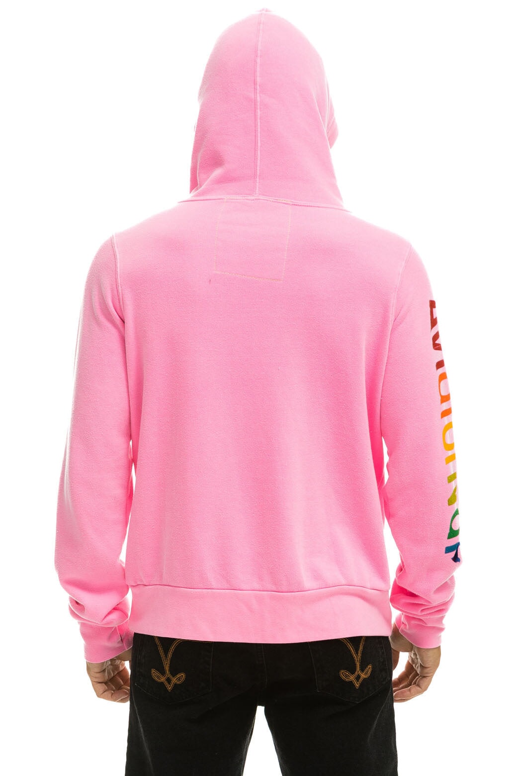 Pink aviator nation sweatshirt deals
