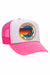 AVIATOR NATION MILL VALLEY TRUCKER HAT HATS Aviator Nation OS NEON PINK // WHITE // NEON PINK 