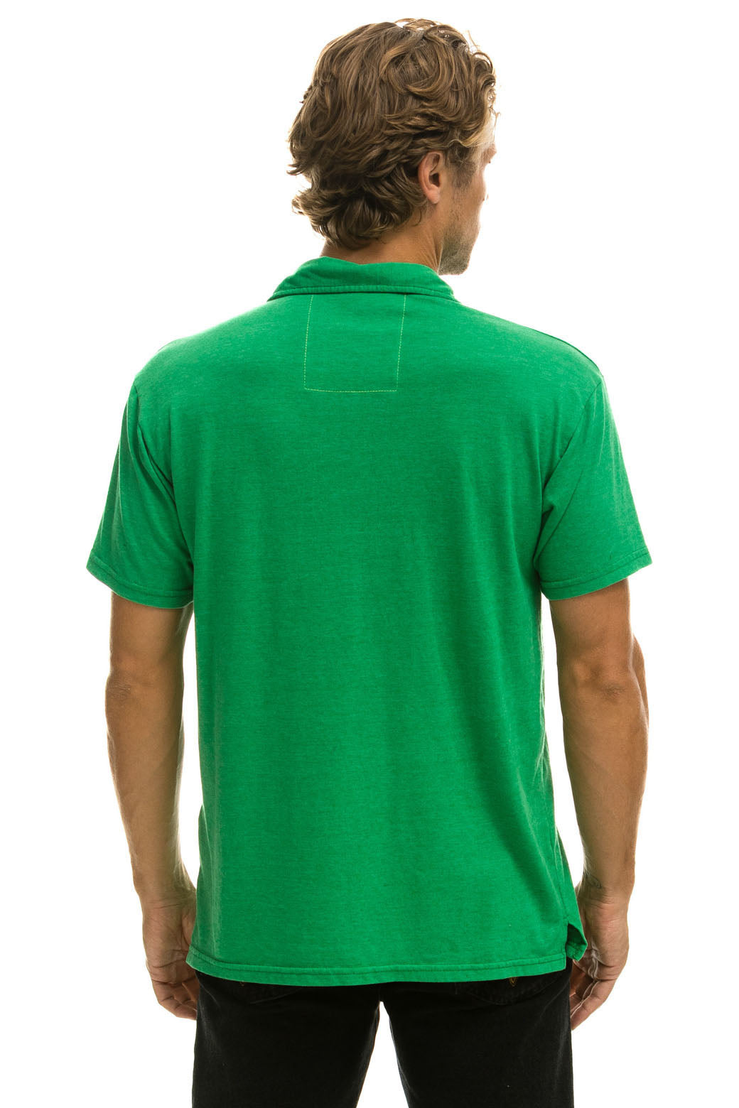 AVIATOR NATION POLO - KELLY GREEN Tees Aviator Nation 