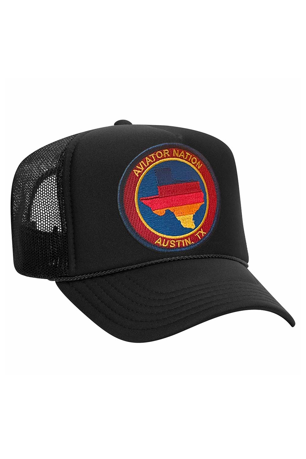 AVIATOR NATION TEXAS TRUCKER HAT HATS Aviator Nation OS BLACK 