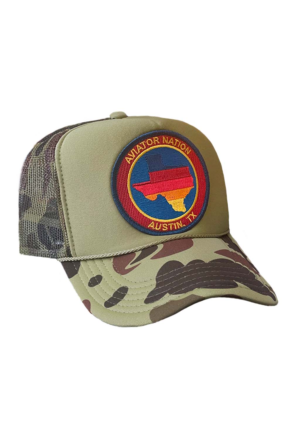 AVIATOR NATION TEXAS TRUCKER HAT HATS Aviator Nation OS CAMO 