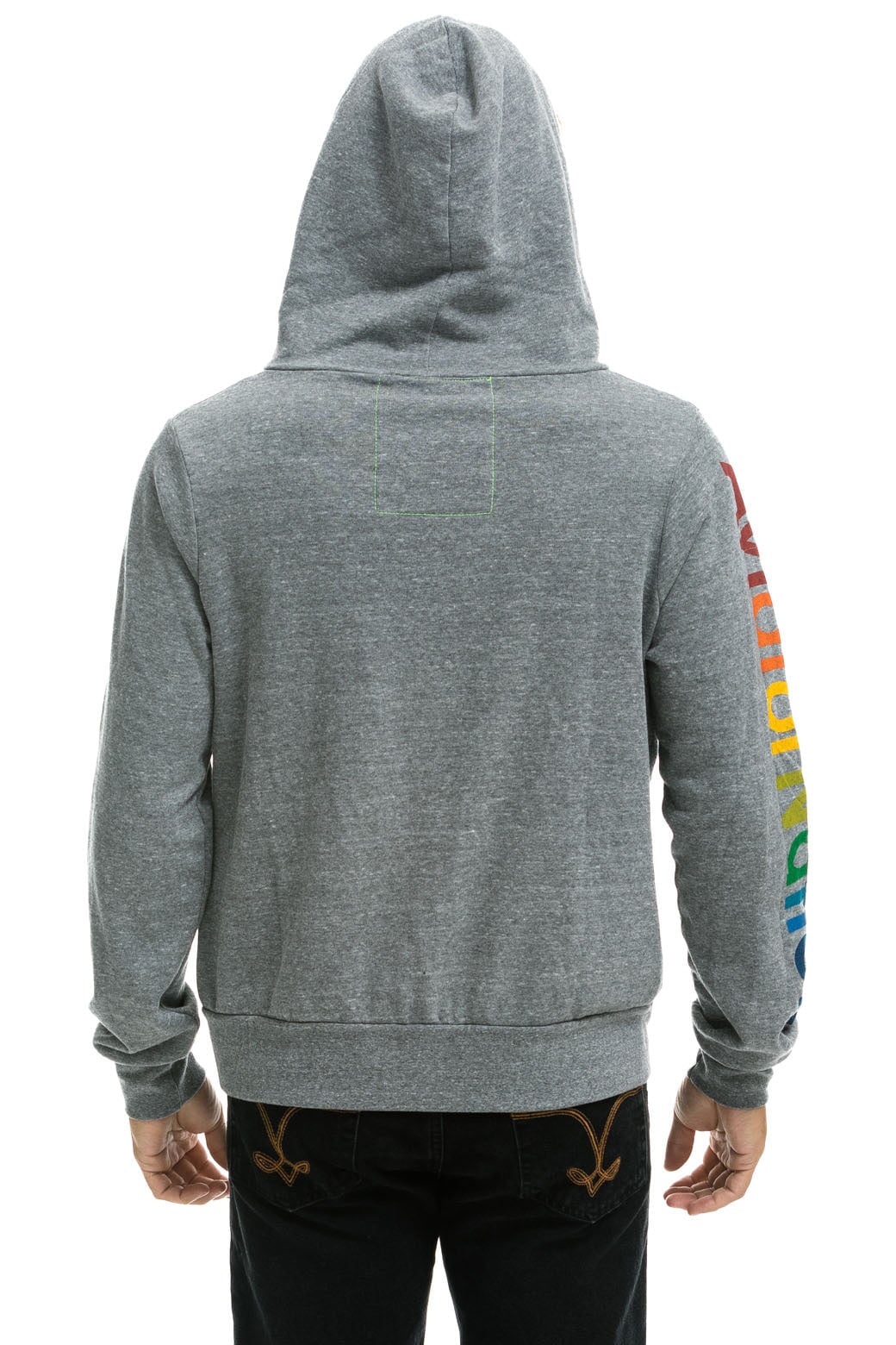 AVIATOR NATION VAIL ZIP HOODIE - HEATHER GREY - Aviator Nation