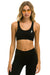 BOLT EMBROIDERY SPORTS BRA - BLACK Sports Bra Aviator Nation 