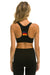 BOLT EMBROIDERY SPORTS BRA - BLACK Sports Bra Aviator Nation 