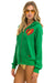 BOLT HEART ZIP HOODIE - KELLY GREEN Hoodie Aviator Nation 