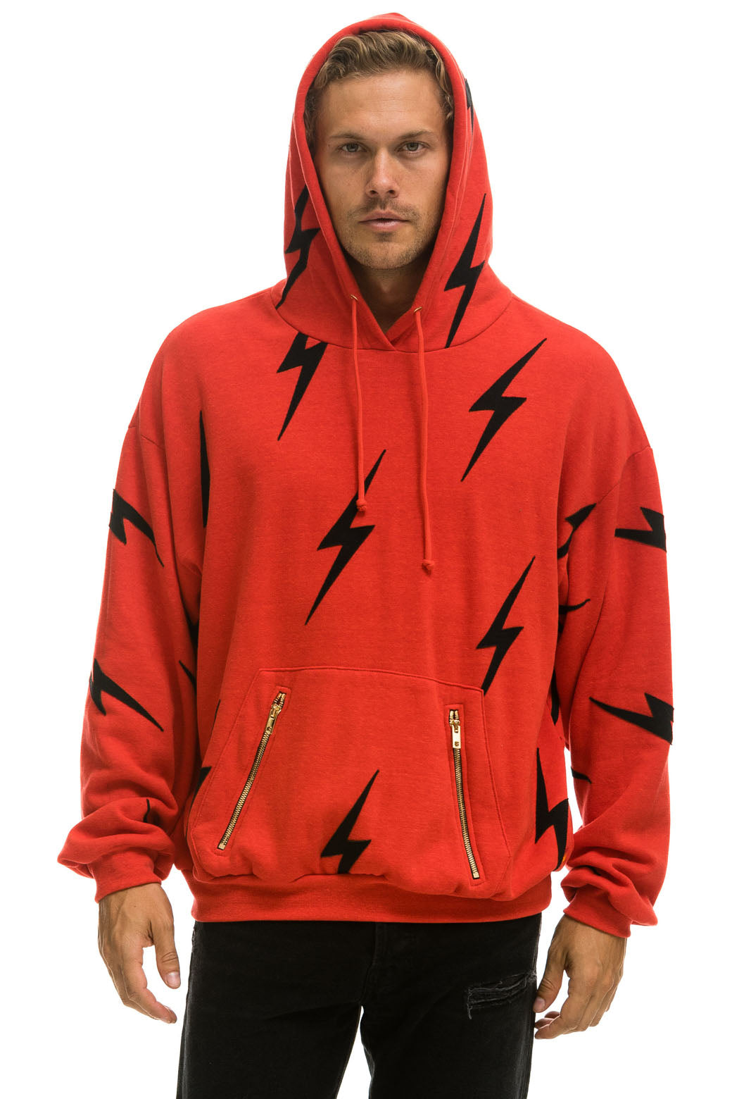 Aviator Nation Red XL hoodie store sweatshirt ￼