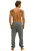 BOLT STITCH SWEATPANTS - HEATHER GREY // BLACK Mens Sweatpants Aviator Nation 