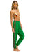 BOLT STRIPE WOMENS SWEATPANTS - KELLY GREEN Aviator Nation 