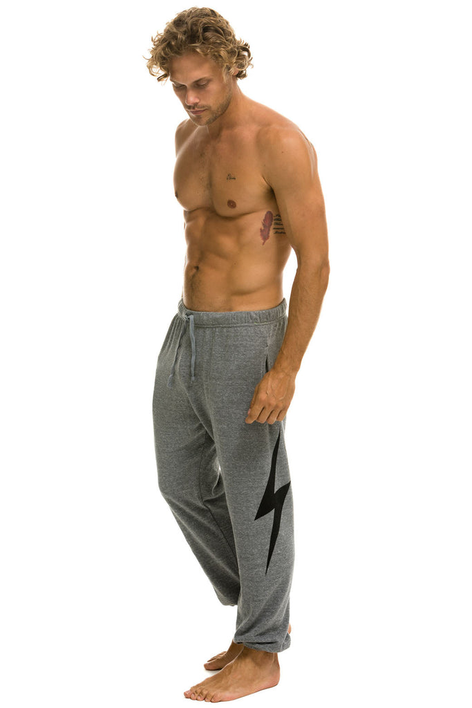 BOLT SWEATPANTS HEATHER GREY Aviator Nation