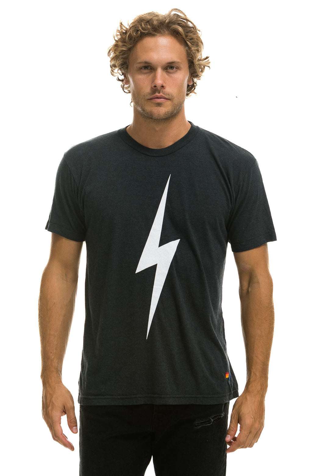 BOLT TEE - CHARCOAL Tees Aviator Nation 