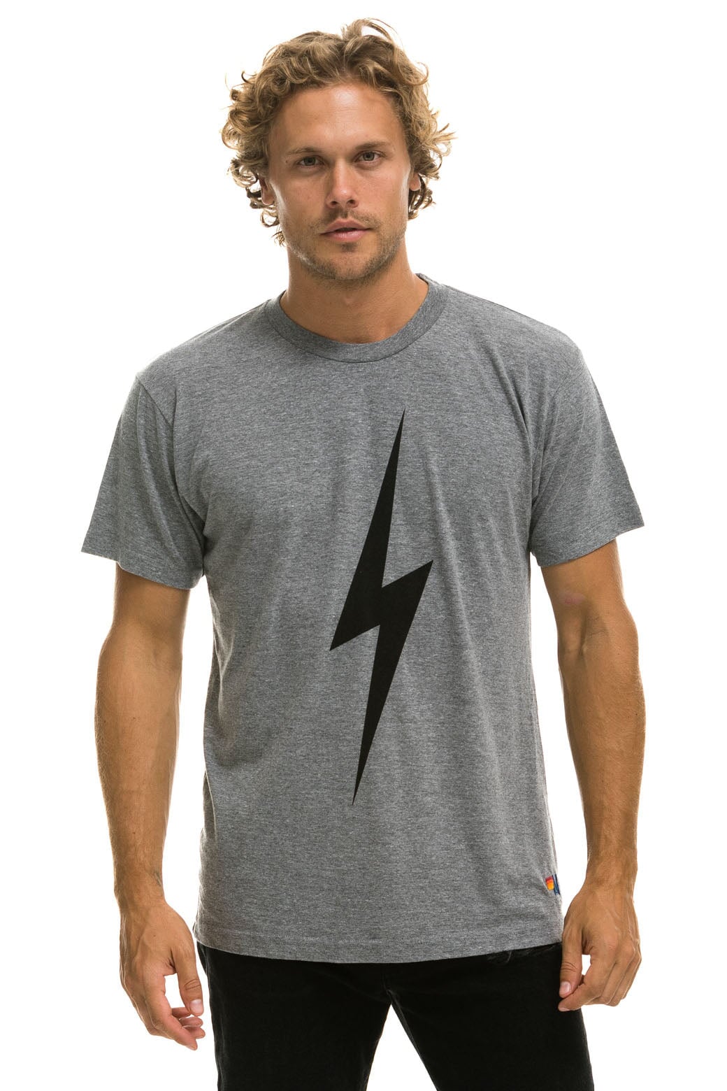 BOLT TEE - HEATHER GREY Tees Aviator Nation 