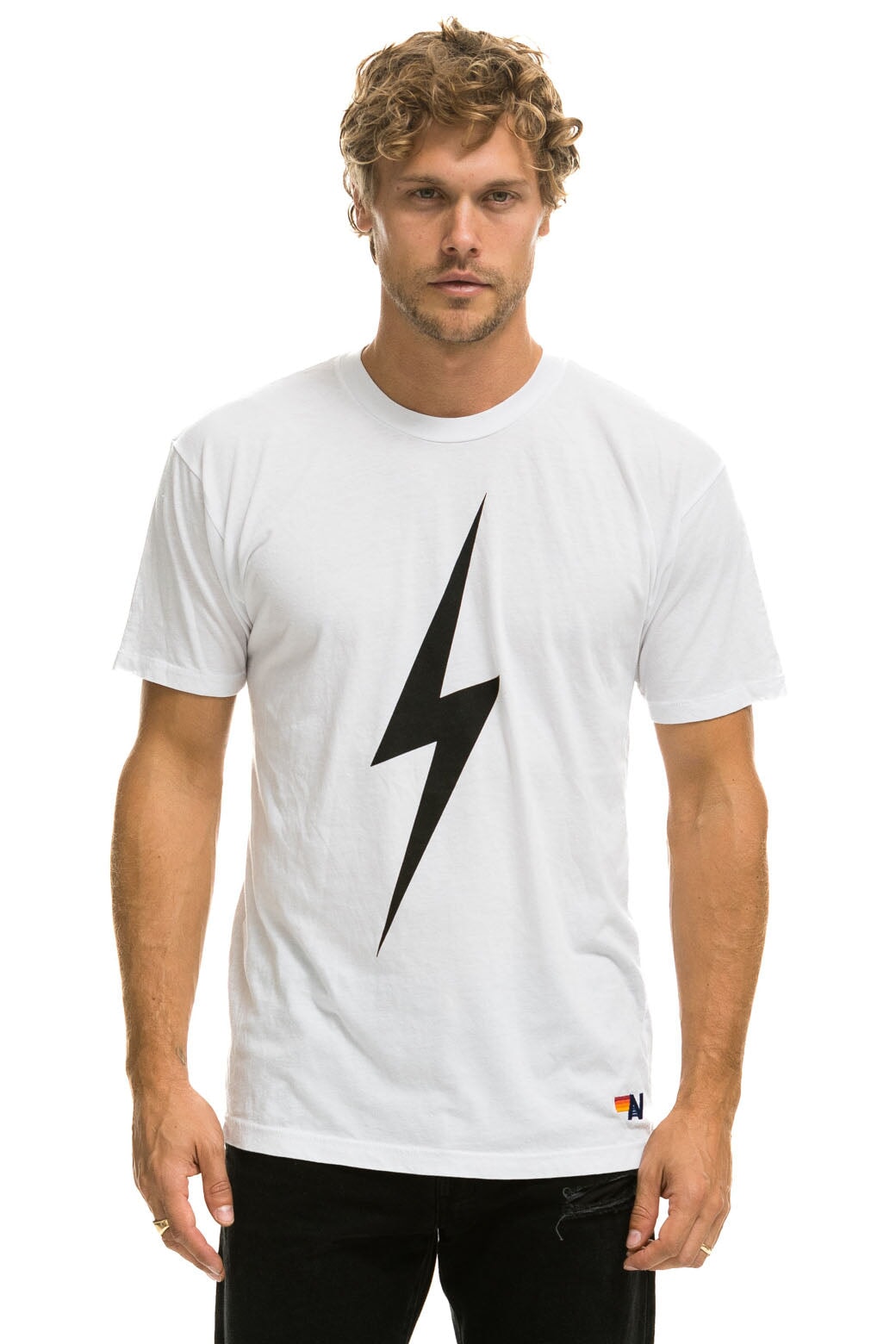 BOLT TEE - WHITE Tees Aviator Nation 