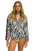 CLASSIC RELAXED ZIP HOODIE WITH POCKETS - ZEBRA Hoodie Aviator Nation 