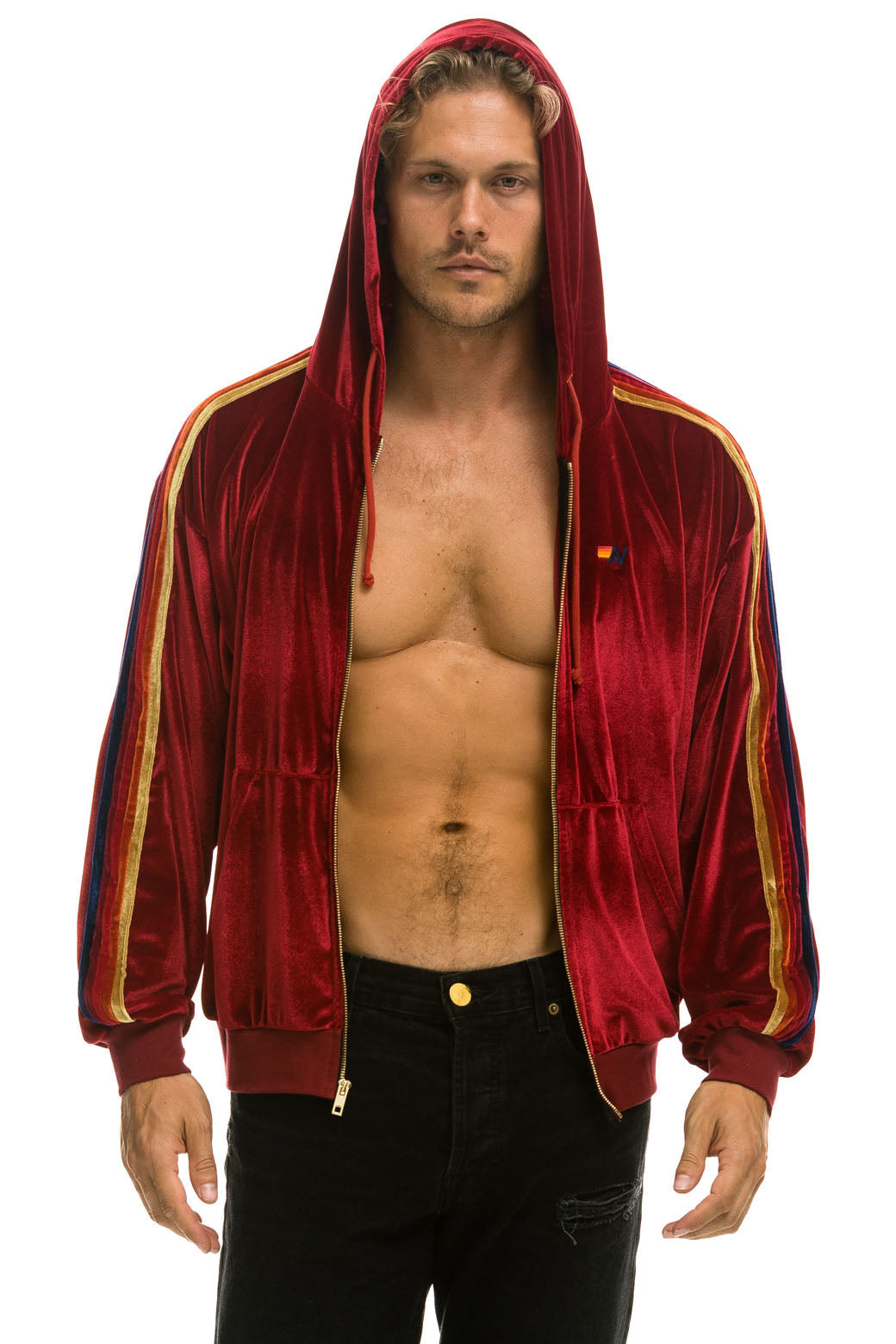 Adidas velvet outlet hoodie mens