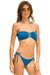 GATHERED BANDEAU BIKINI TOP - ANTIGUA Swim Aviator Nation 