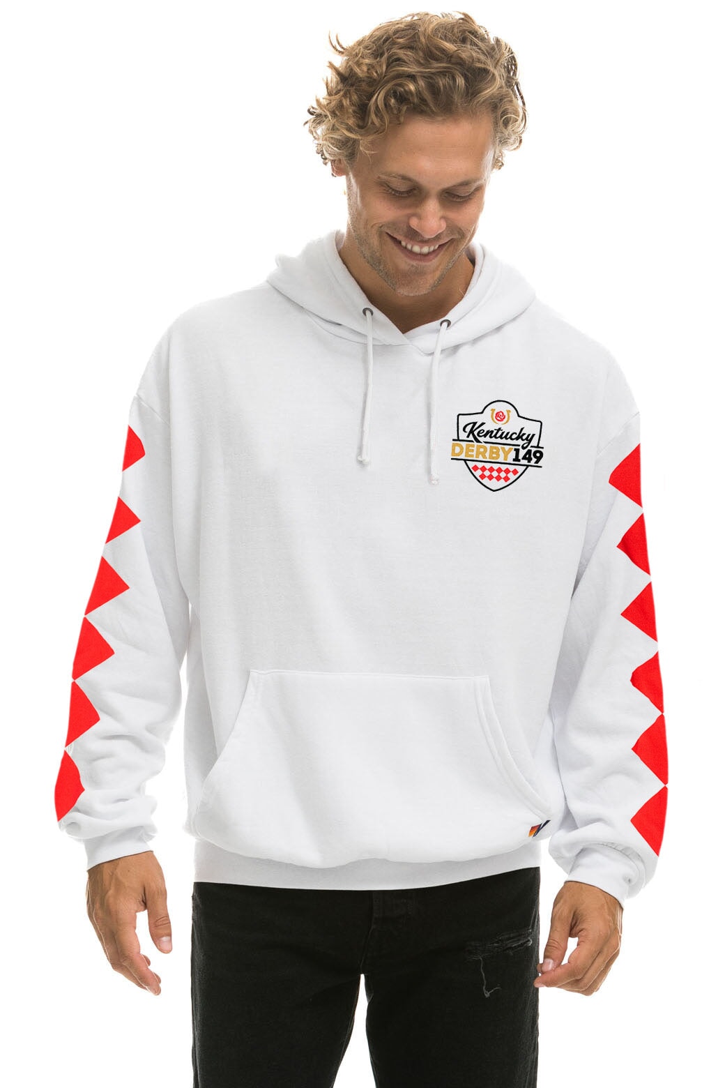 Vans white and red clearance hoodie