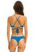 KEYHOLE BRAIDED CROSSBACK TIE BIKINI TOP - ANTIGUA Swim Aviator Nation 