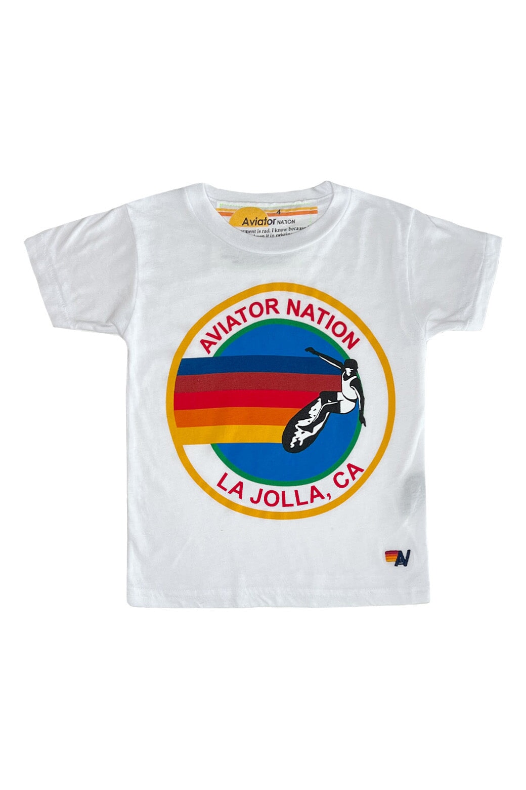 KID&#39;S AVIATOR NATION LA JOLLA TEE - WHITE Kid&#39;s Tee Aviator Nation 