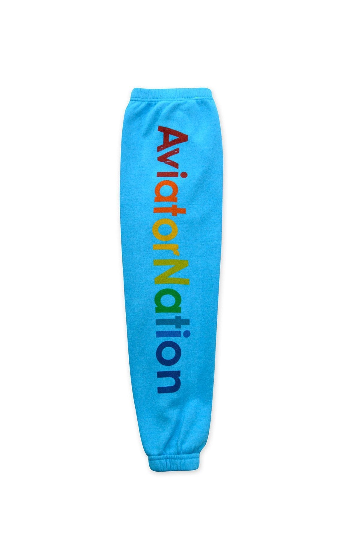 KID'S AVIATOR NATION SWEATPANTS - NEON BLUE Kid's Sweatpants Aviator Nation 